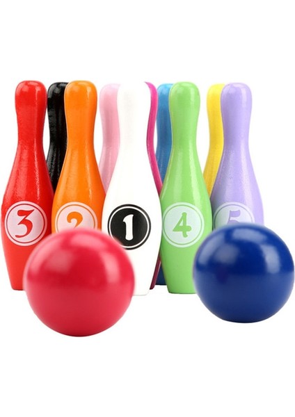 Ahşap Karikatür Dijital Bowling Oyuncakları (Hayvan) (Yurt Dışından)
