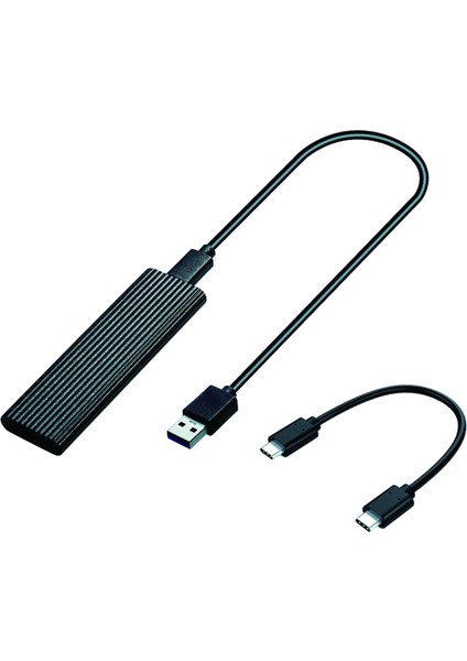 Harici M.2 Nvme'ye USB 3.1 Muhafaza Adaptörü 2230 Nvme SSD Siyah (Yurt Dışından)