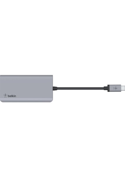 USB C 4'ü 1 Arada Çok Bağlantı Noktalı Adaptör (4K HDMI, USB-C 100W PD Geçişli Şarj ve Daha Fazlası için 2 x USB A Bağlantı Noktası