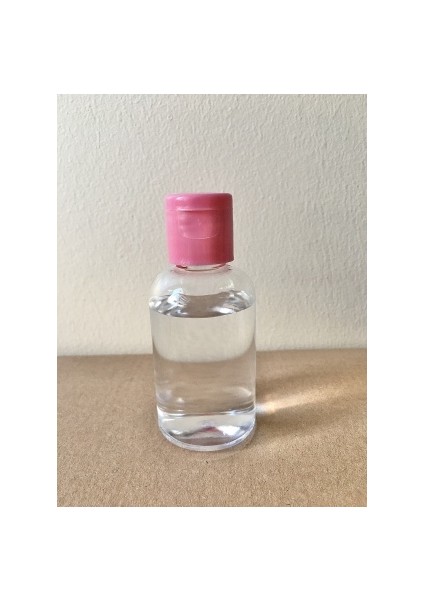 50 ml Pembe Fliptop Kapak OM61 Dezenfektan - Kolonya - Parfüm Boş Şişesi