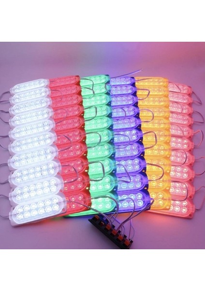 12 Volt 12 Ledli 2.4 Watt Animasyonlu Çakar Modül Beyaz