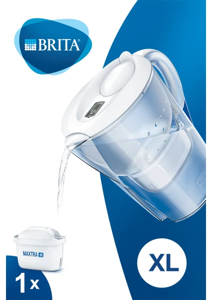 BRITA Marella XL Filtreli Su Arıtma Sürahisi - Beyaz