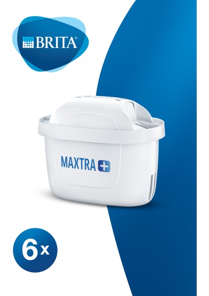 BRITA MAXTRA Plus Yedek Su Arıtma Filtresi Altılı 6'lı