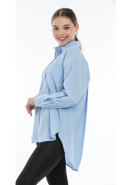 Kırık Beyaz Boyfriend Gömlek modelleri