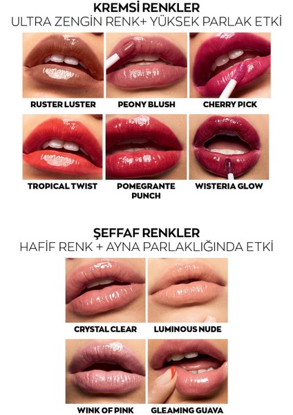 Ultra Color Lip Gloss Besleyici Dudak Parlatıcısı 7 Ml. Peony Blush