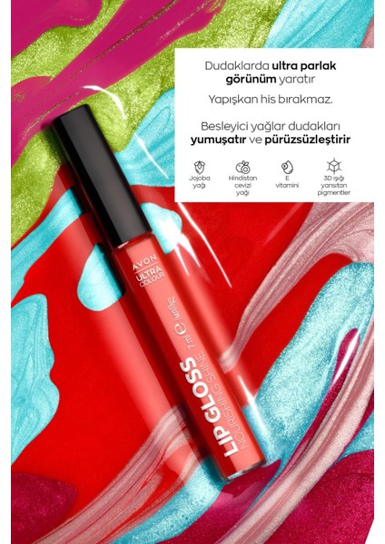 Ultra Color Lip Gloss Besleyici Dudak Parlatıcısı 7 Ml. Peony Blush