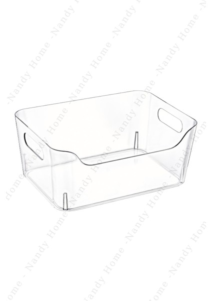 7 Lt Clear Buzdolabı & Dolap Içi Düzenleyici Organizer 30,5X21,5X12,5 cm