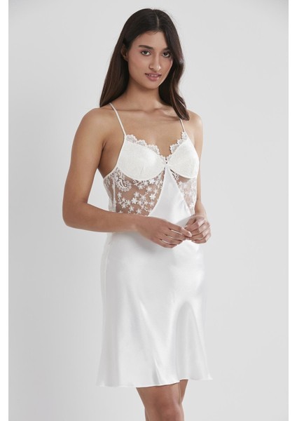 6225 Altılı Saten Gecelik - Sabahlık Takımı indirimleri