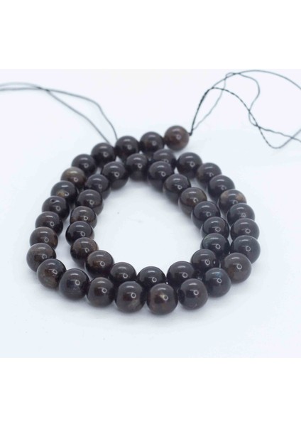 Obsidyen Taşı Doğaltaş Dizi 10 mm