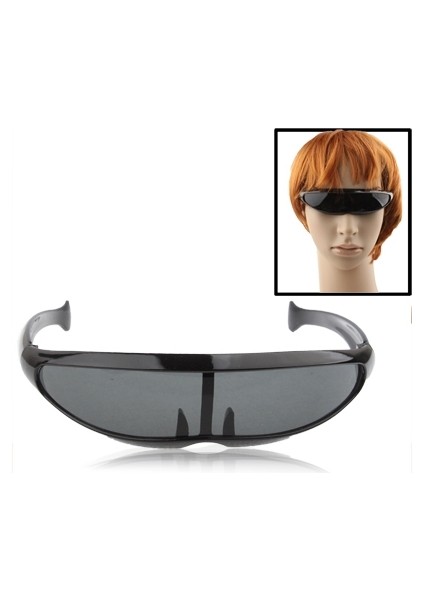 UV400 Koruma Spor Sungları Açık Hava Spor Siyahı(Yurt Dışından)