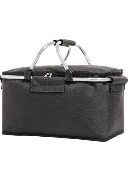 Büyük Kapasiteli Katlanabilir Yalıtımlı Piknik Çantası - 40X23X20CM (Yurt Dışından)