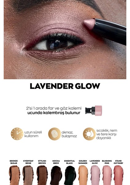 Power Stay Shadow Stick Kalem Far Lavender Glow