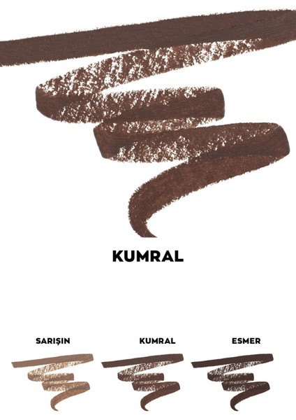 Brown Sculpting Kaş Tasarımı Için Açılı Uçlu Kaş Kalemi Kumral indirimleri