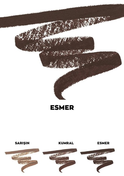 Brown Sculpting Kaş Tasarımı Için Açılı Uçlu Kaş Kalemi Koyu Kumral indirimleri