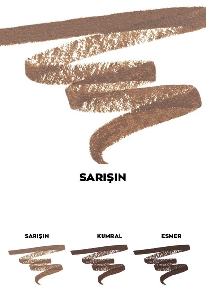 Brown Sculpting Kaş Tasarımı Için Açılı Uçlu Kaş Kalemi Açık Kumral indirimleri