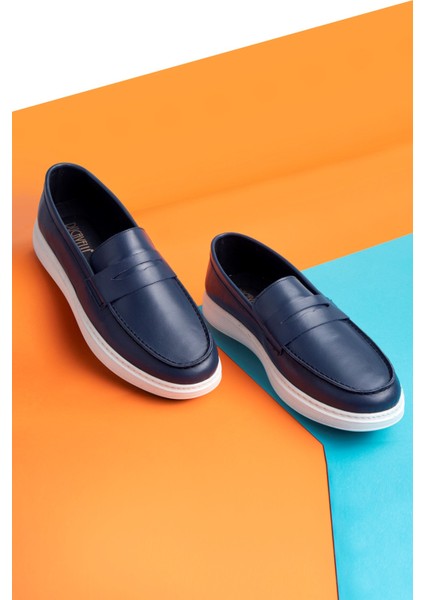 Trim Deri Erkek Günlük Ayakkabı Loafer Ayakkabı