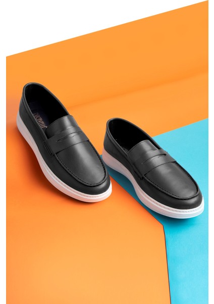 Trim Deri Erkek Günlük Ayakkabı Loafer Ayakkabı