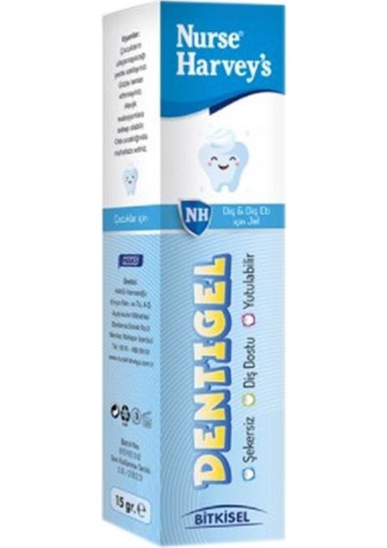 Nurse Harveys Dentigel Diş Jeli 15GR