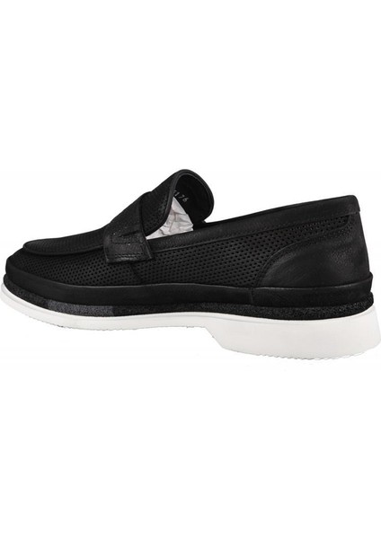 15176 Deri Siyah Nubuk Erkek Günlük Ayakkabı fırsatları