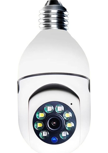 360 Ptz Ip Kamera Gece Görüş Kablosuz Akıllı Ampul Wifi Camera