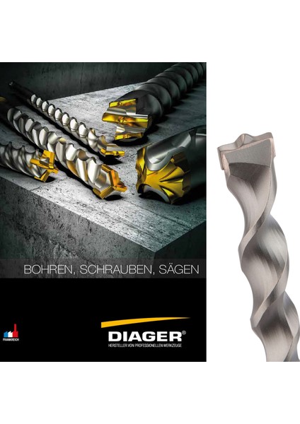 Dıager Twıster 14X210 Sds Plus Matkap Ucu