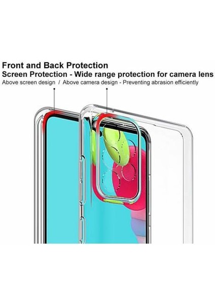 Samsung Galaxy A13 4g Kılıf Silikon Kamera Korumalı Şeffaf