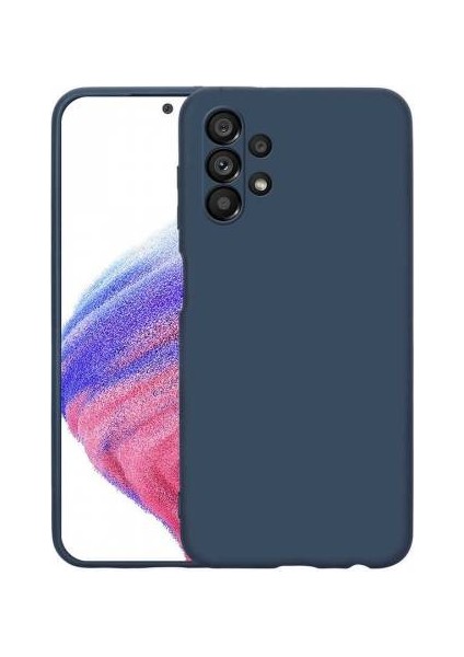 Samsung Galaxy A13 4g Kılıf Silikon Lansman Kamera Korumalı Içi Kadife+Temperli Cam