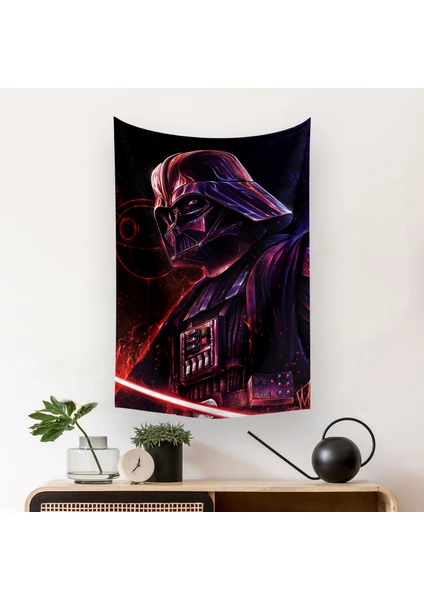 Star Wars Darth Vader Duvar Örtüsü Halısı 140 x 100 CM-70X100 cm