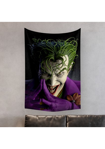 Joker Dc Duvar Örtüsü Halısı 140 x 100 CM-70X100 cm