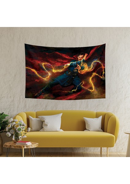 Doktor Strange Marvel Duvar Örtüsü Halısı 70X100, 100X150 cm