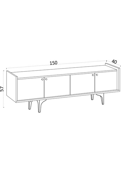 Chow Tv Sehpası DEC0044