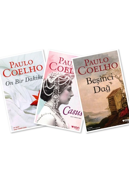 On Bir Dakika - Casus - Beşinci Dağ - 3 Kitap - Paulo Coelho