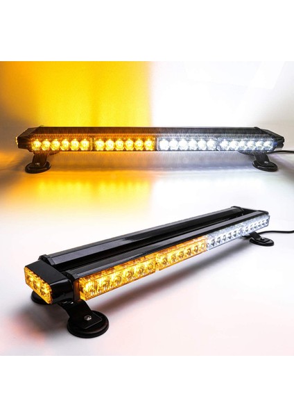 Çakar Lamba Çift Taraflı 54 LED Sarı-Beyaz / LAPA526