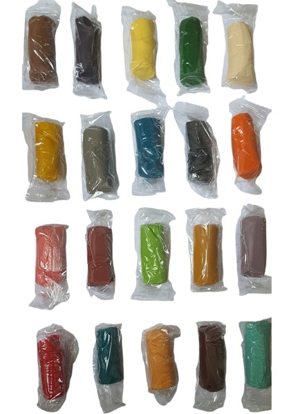 20 Renk Oyun Hamuru Seti 50GR x 20'li Paket