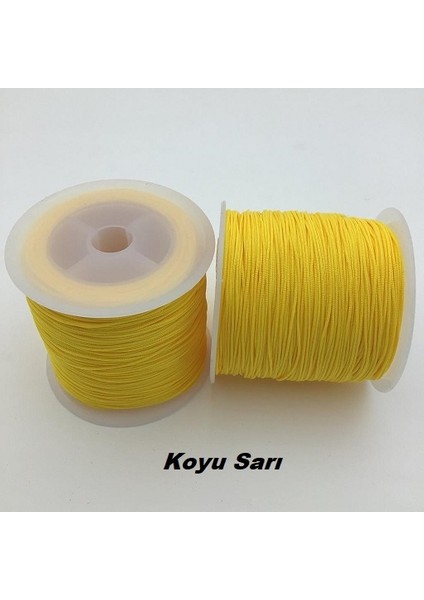 Erdal Ticaret Paraşüt Ipi (0.8 MM-100 Mt) Koyu Sarı