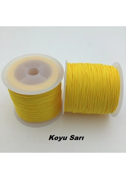 Erdal Ticaret Paraşüt Ipi (0.8 MM-100 Mt) Koyu Sarı