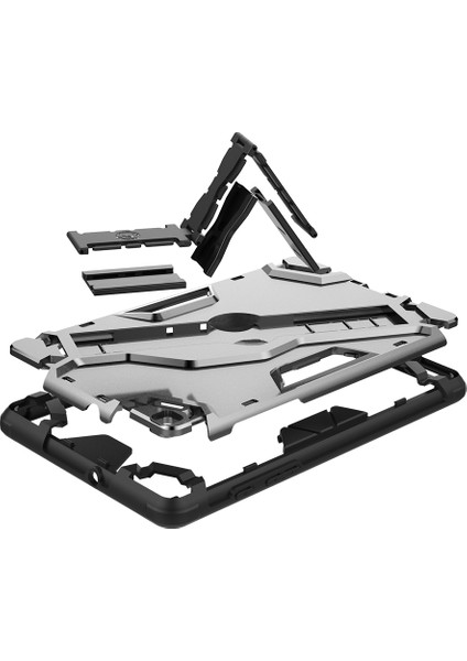 Samsung Galaxy Tab Için A 8.0 (2019)/T290/T295 Tpu + Pc Case Gümüş (Yurt Dışından)