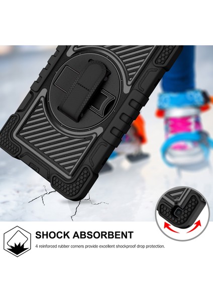 Samsung Galaxy Tab Için A 8.0 2019 T290 Silikon+Pc Kılıfı Siyah (Yurt Dışından) fırsatları