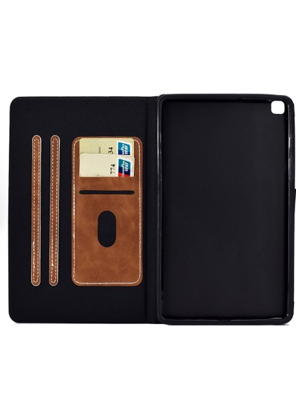 Samsung Galaxy Tab Için A 8.0 (2019) T290/T295 Deri Kılıf Kahverengi (Yurt Dışından) fırsatları