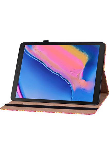 Samsung Galaxy Tab Için Tablet Kılıf A 8.0 2019 T290 Gül Kırmızı (Yurt Dışından)