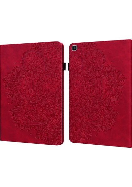 Samsung Galaxy Tab Için A.8.0 (2019) T290 Tpu+Pu Kasa Kırmızı (Yurt Dışından)