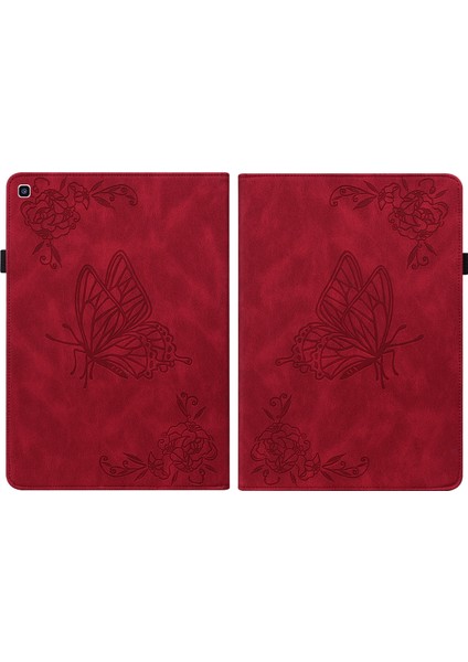 Samsung Için Tablet Kılıf A 8.0 2019 T290/T295/T297 Kırmızı (Yurt Dışından)