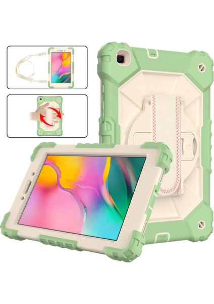 Samsung Galaxy Tab Için A 8.0 (2019) T290/T295 Silikon+Pc Case Matcha Green+Bej (Yurt Dışından) fiyatları