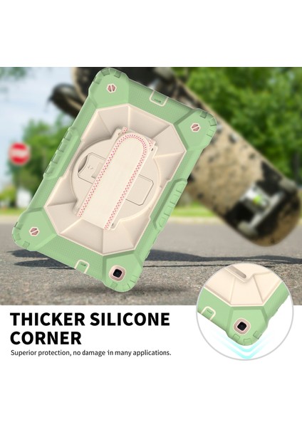 Samsung Galaxy Tab Için A 8.0 (2019) T290/T295 Silikon+Pc Case Matcha Green+Bej (Yurt Dışından) fırsatları