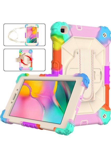 Samsung Galaxy Tab Için A.8.0 (2019) T290/T295 Silikon+Pc Case Renkli Mint (Yurt Dışından) fiyatları
