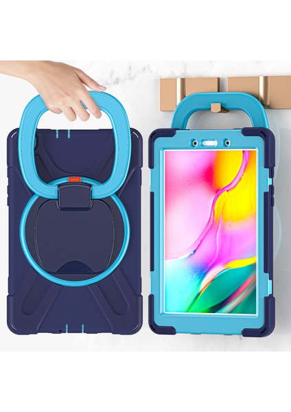 Samsung Galaxy Tab Için A 8.0 (2019) T290 / T295 Case Navy + Blue (Yurt Dışından) fırsatları