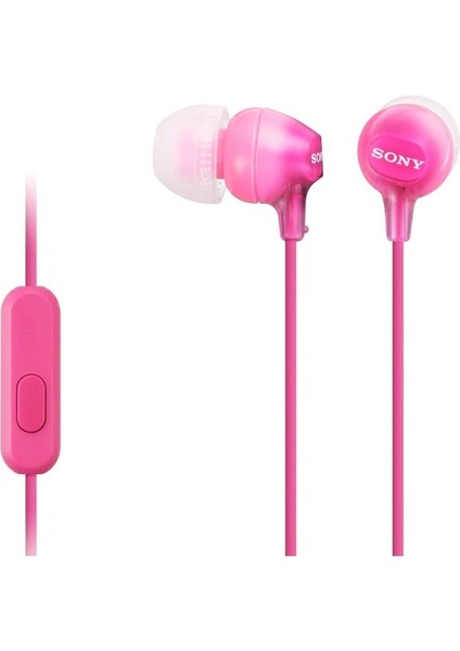 EX15AP Kablolu Kulaklık Stereo Kulakiçi Spor Kulaklık - Pembe (Yurt Dışından)