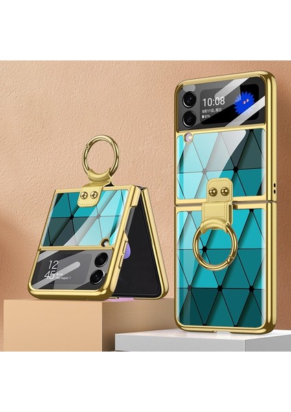 Samsung Galaxy Z Flip3 Için Gkk Gl Kasası 5g Diamond Mavi (Yurt Dışından)