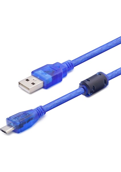 HD4403 Kablo USB Mıcro Ps4 Şarj Kablosu 1.5mt Transparent