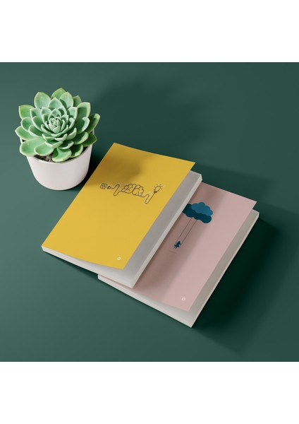 Motivasyon Defter Sarı+Pembe